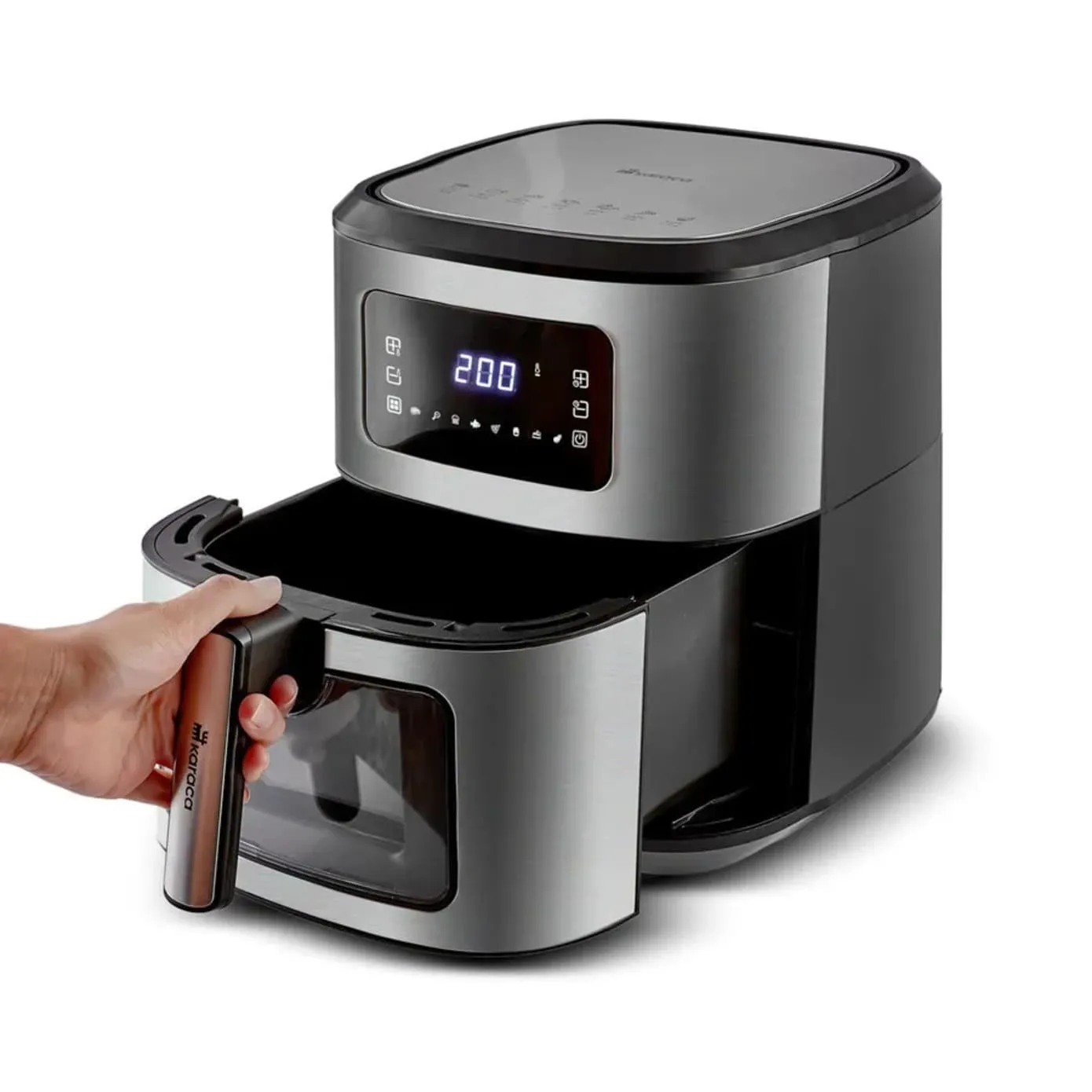 Airfryer Karaca Multifry Inox XXL avec fenêtre en verre numérique, 6,5 litres - Image 10