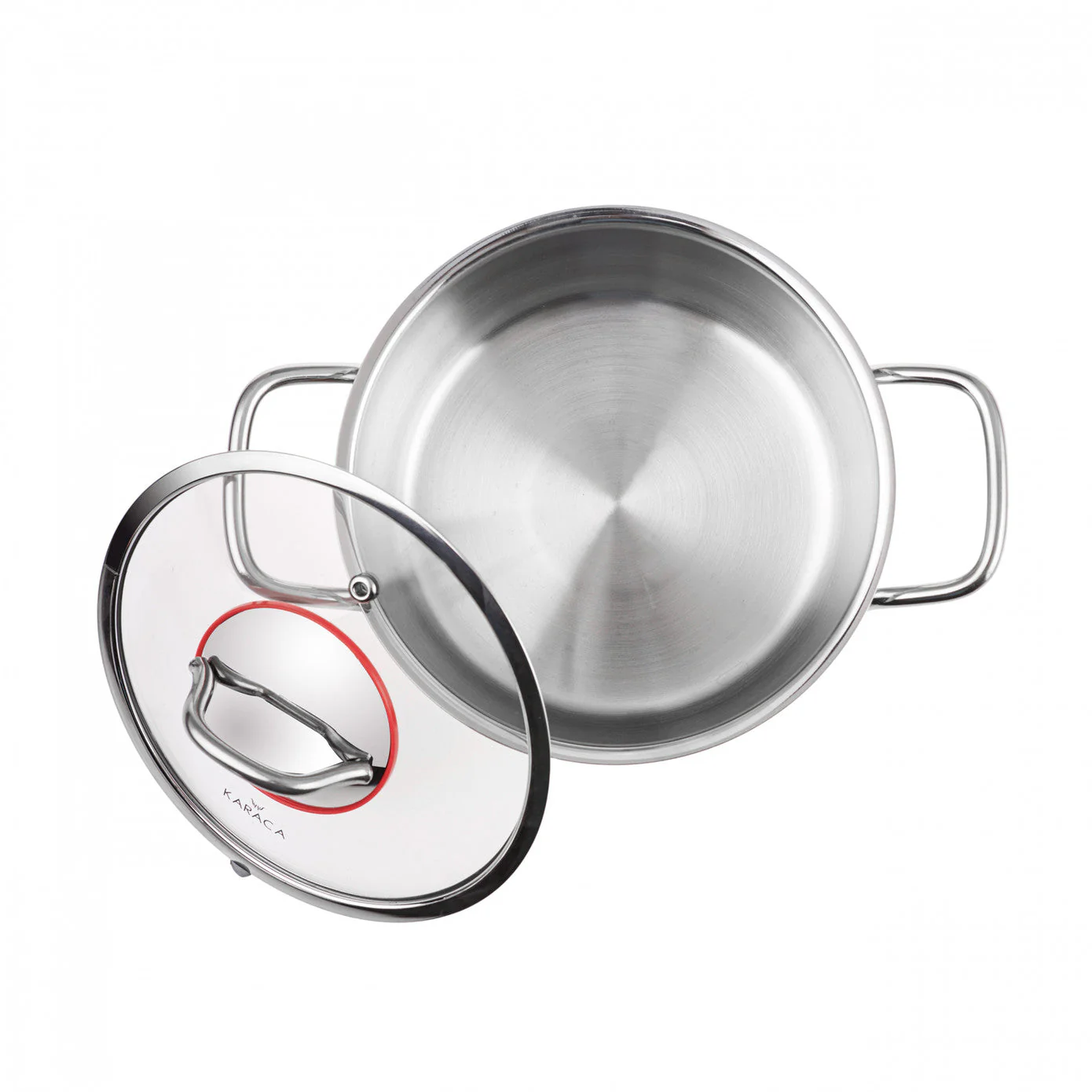 Batterie de cuisine Karaca Emirgan avec la base d’induction en acier, 6 pièces, taille moyenne - Image 5