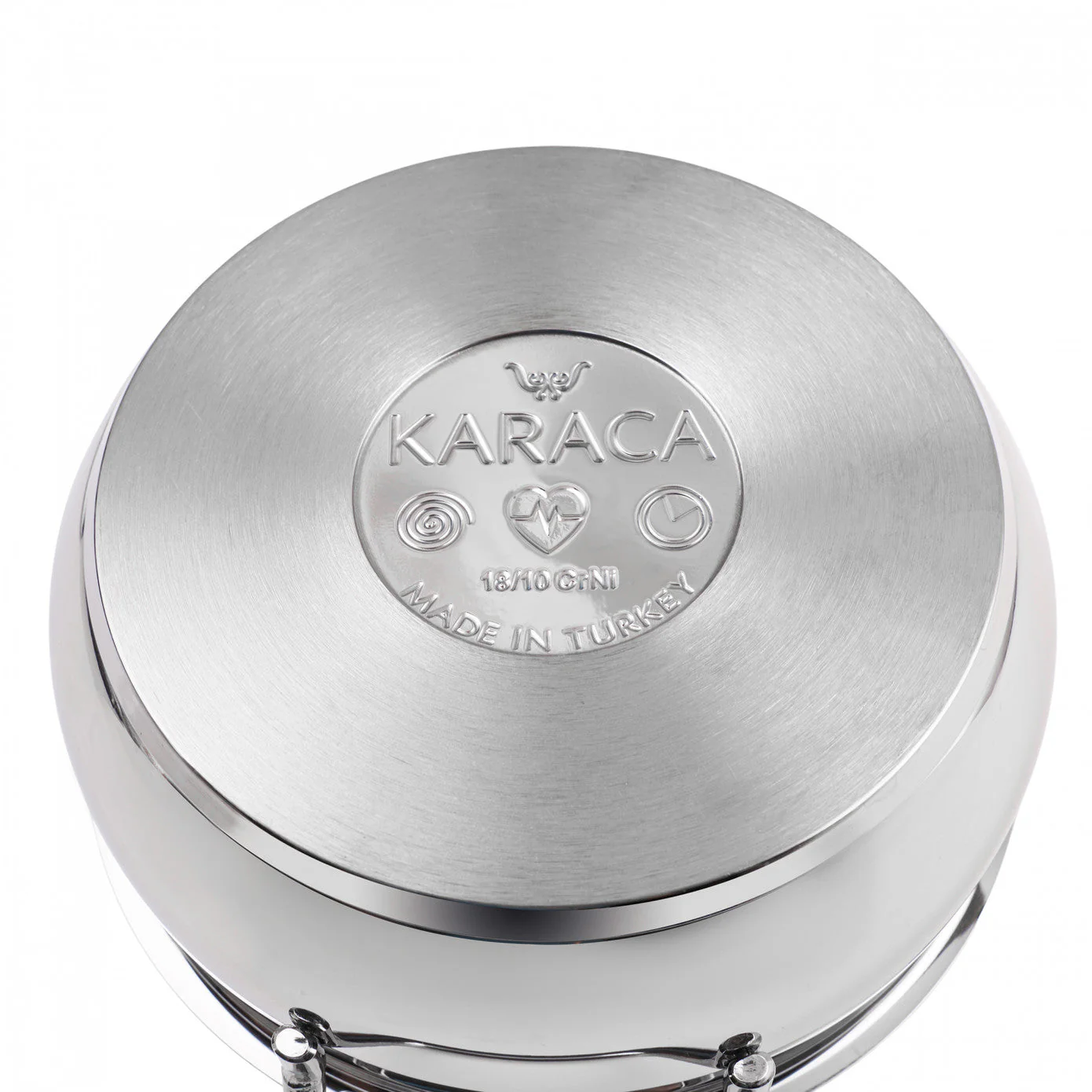 Batterie de cuisine Karaca Emirgan avec la base d’induction en acier, 6 pièces, taille moyenne - Image 6