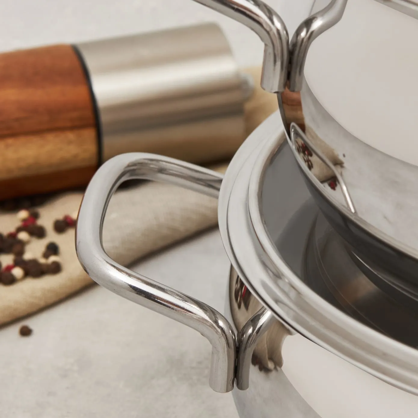 Batterie de cuisine Karaca Emirgan en acier, 8 pièces - Image 11