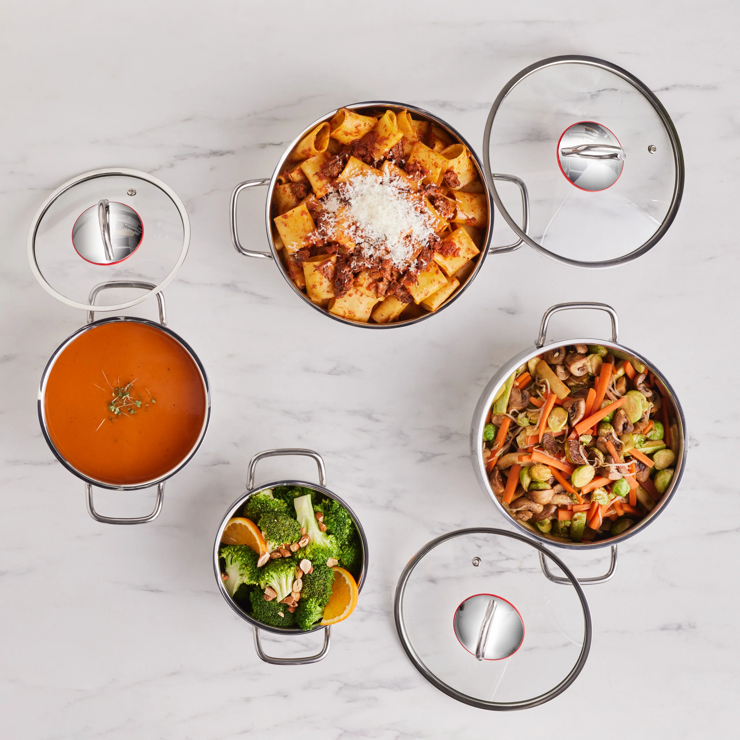 Batterie de cuisine Karaca Emirgan en acier, 8 pièces - Image 8