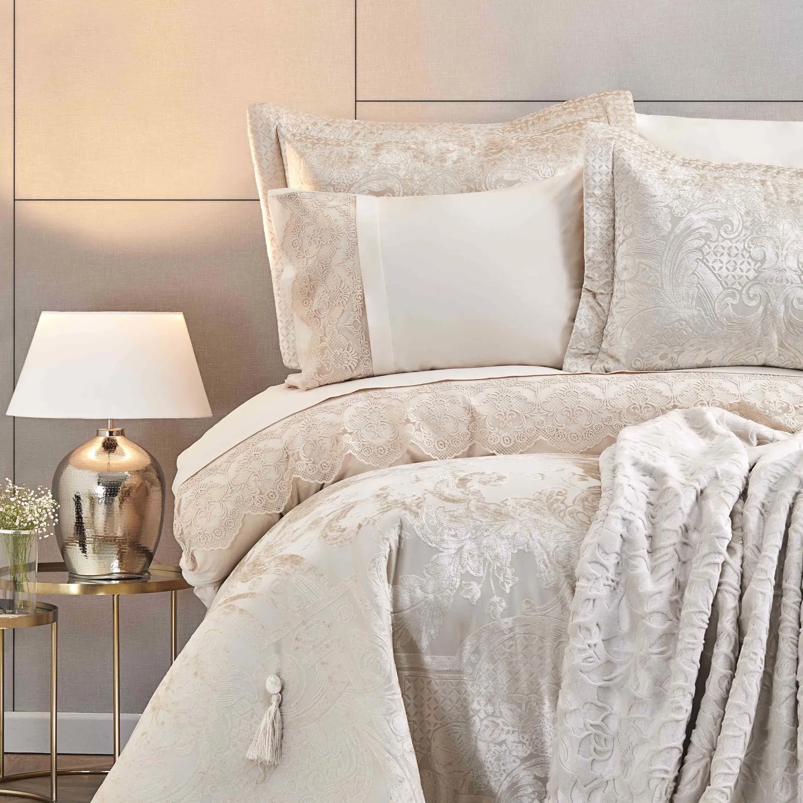 Cadeau de mariage – Karaca Home Valeria Best, 8 pièces, doré - Image 3