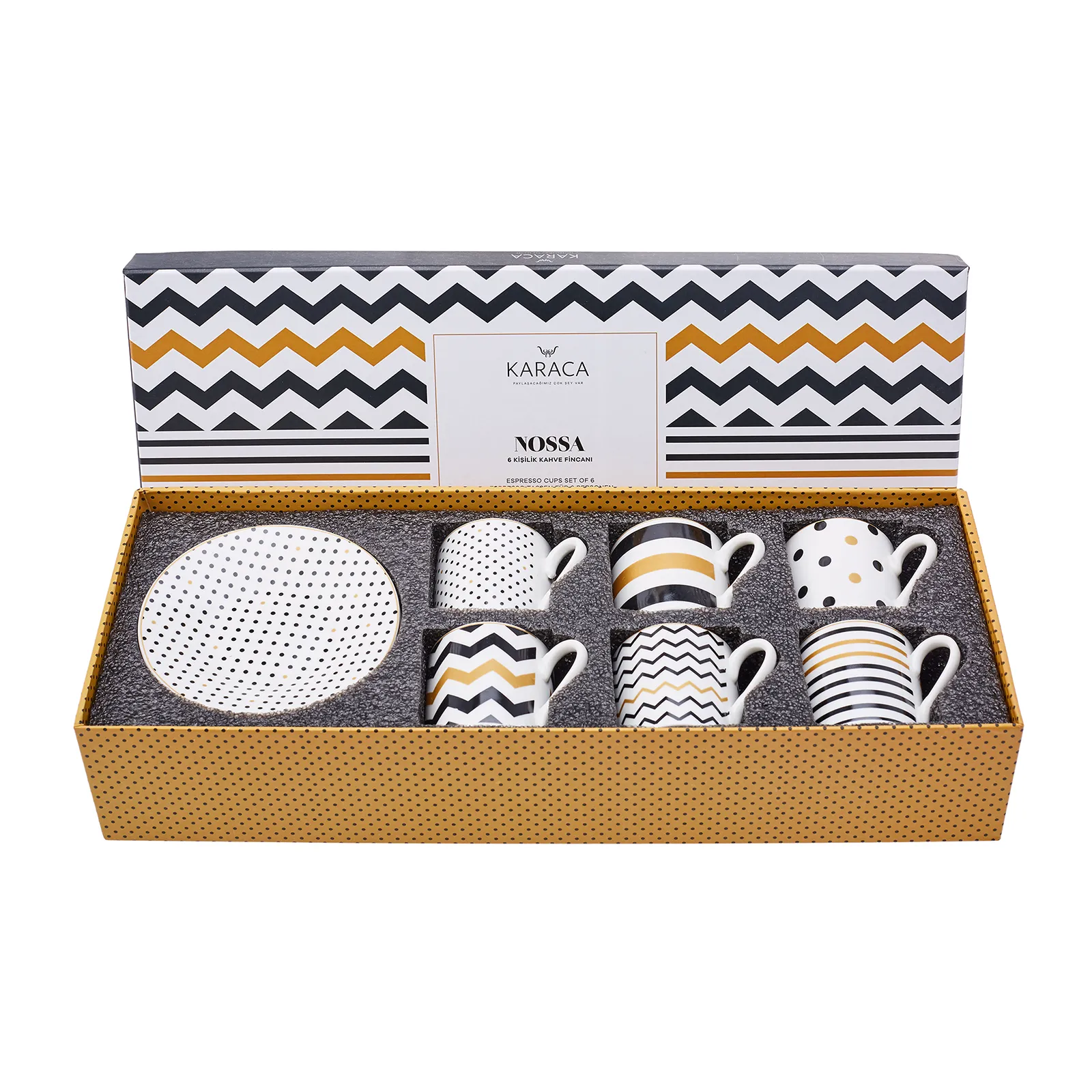 Coffret de tasses à expresso/moka Karaca Nossa pour 6 personnes, 12 pièces - Image 18