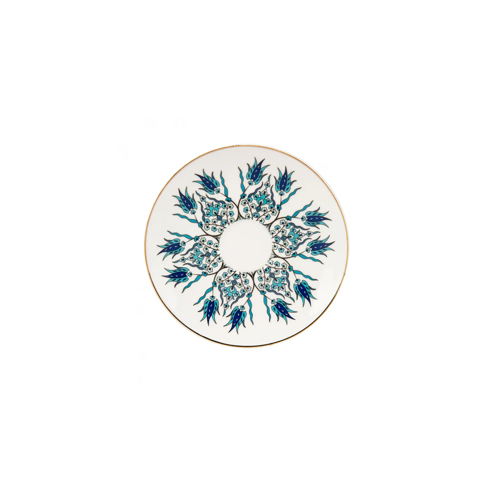 Coffret de tasses à expresso/moka Karaca İznik en porcelaine pour 2 personnes, 4 pièces, 80 ml - Image 4