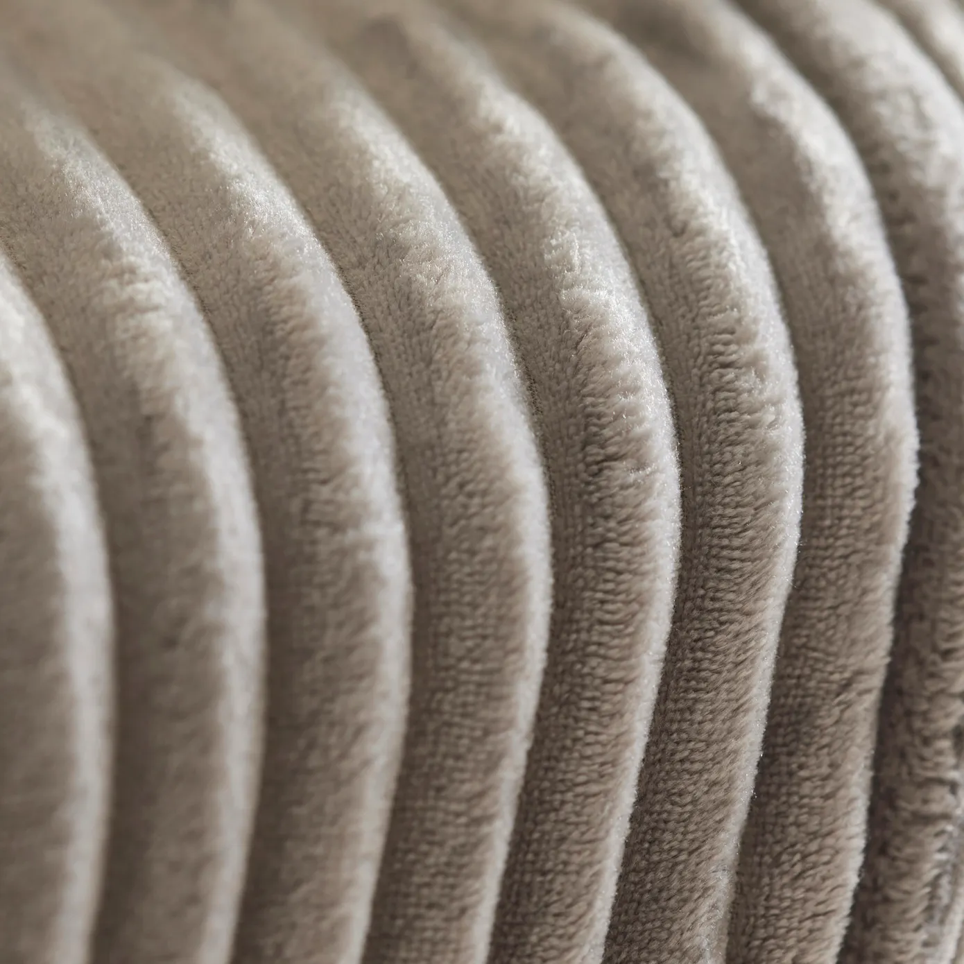 Couverture Karaca Ruby Stripe Wellsoft double, gris - Image 5