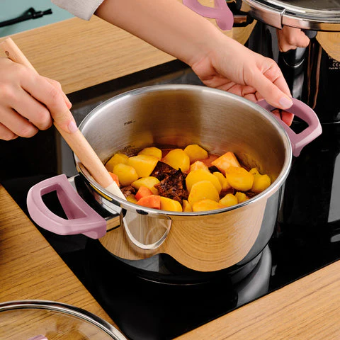 Ensemble d'autocuiseurs Karaca Perfect 4 + 6 L, rose - Image 6