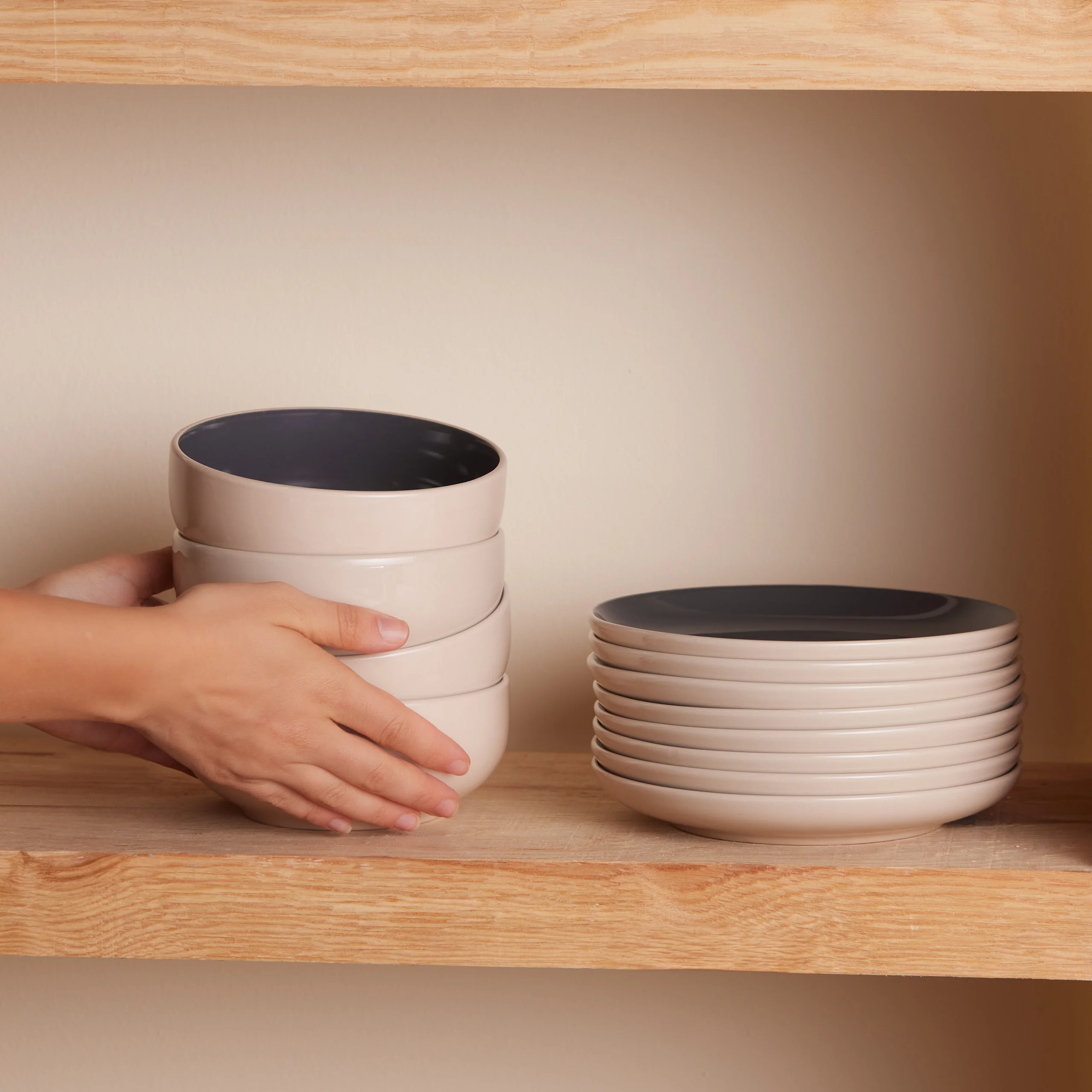 Ensemble De Vaisselle Anthracite Karaca Terra 36 Pièces Pour 8 Personnes - Image 12