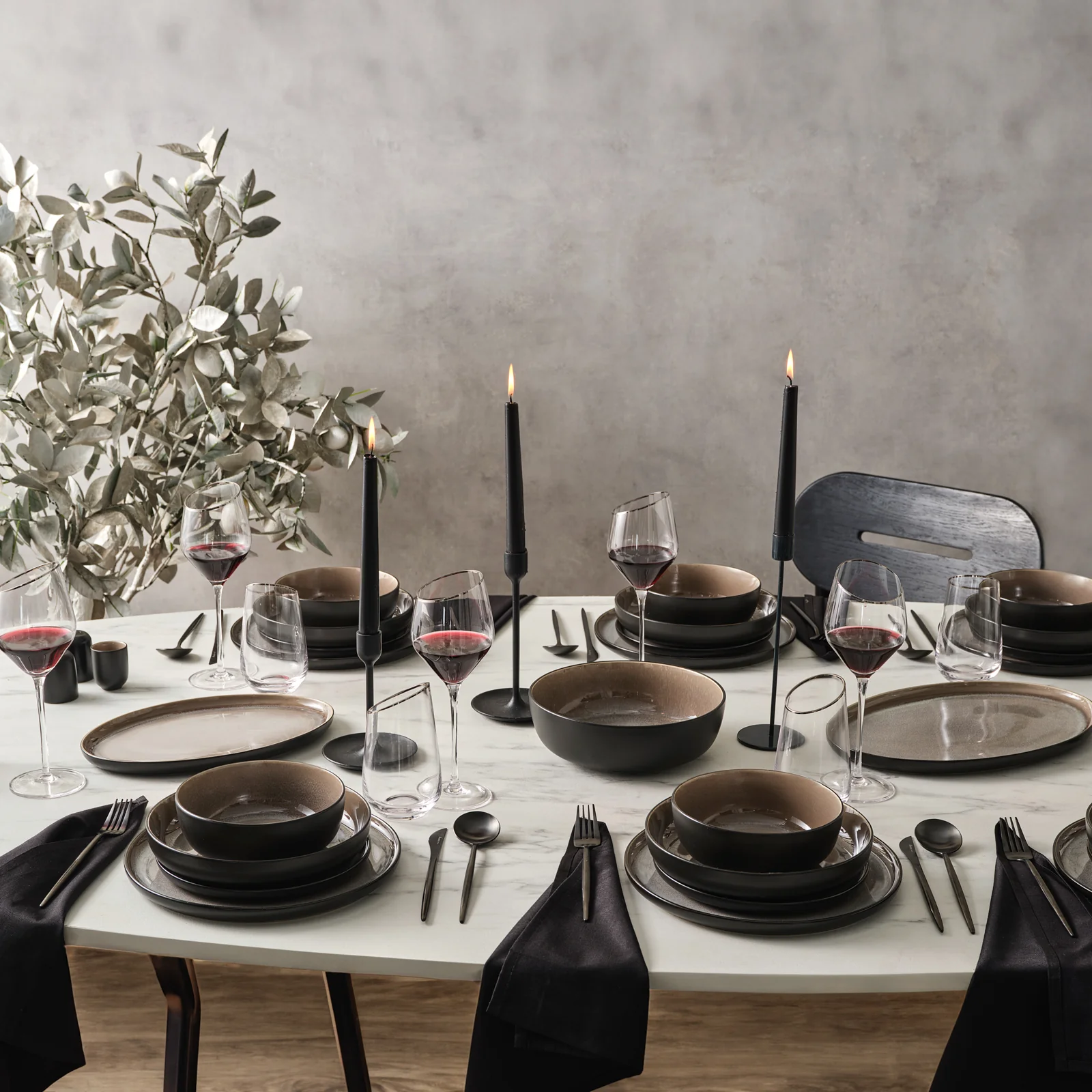 Ensemble de vaisselle Karaca Earth Collection Mercure 59 pièces pour 12 personnes - Image 3