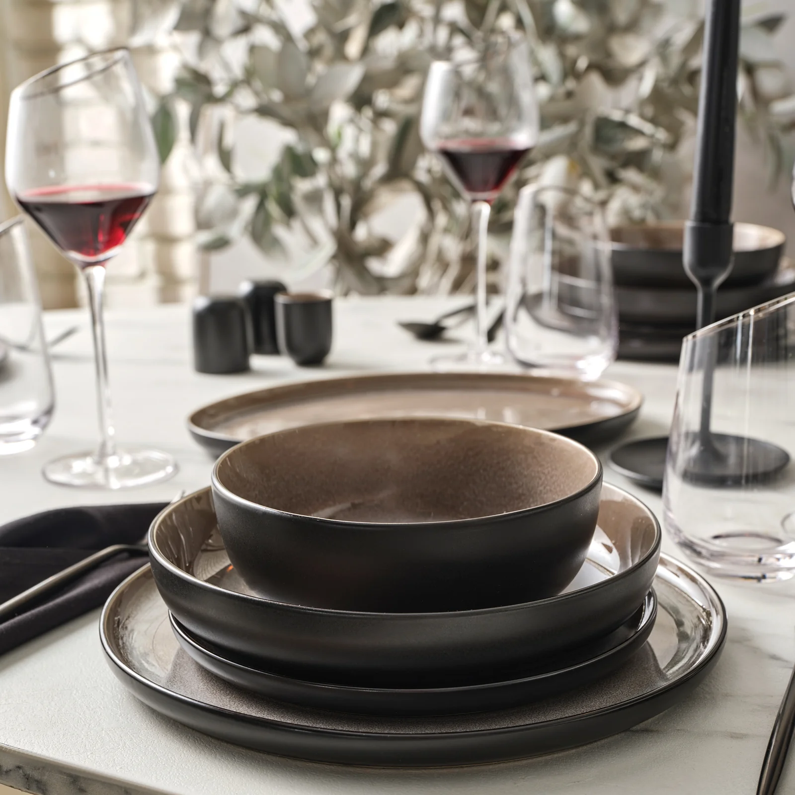 Ensemble de vaisselle Karaca Earth Collection Mercure 59 pièces pour 12 personnes - Image 5