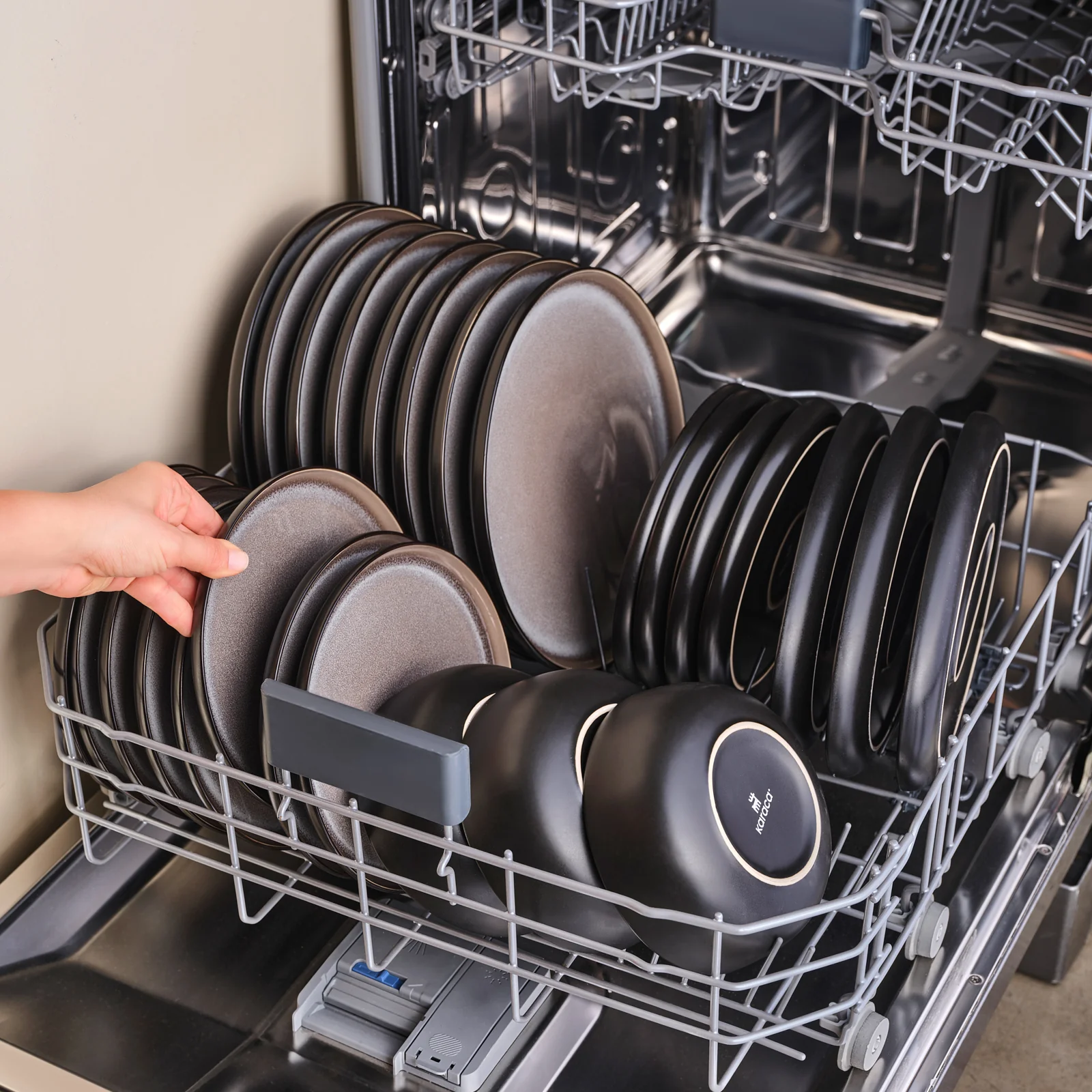 Ensemble de vaisselle Karaca Earth Collection Mercure 59 pièces pour 12 personnes - Image 9