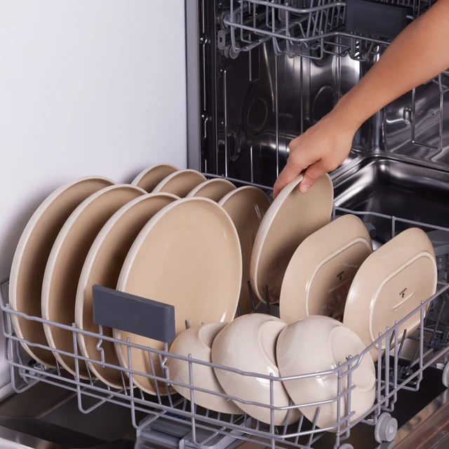 Ensemble de vaisselle Karaca Terra 36 pièces pour 8 personnes - Couleur crème - Image 13