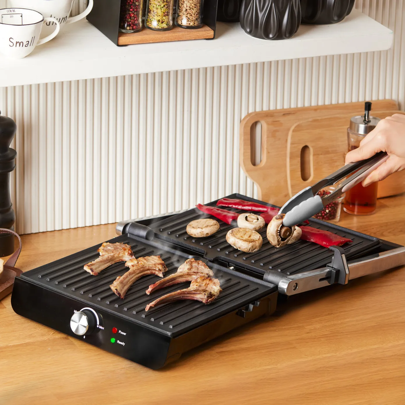 Grille-pain et machine à griller Karaca Toastmaster Inox, 2000W - Image 5