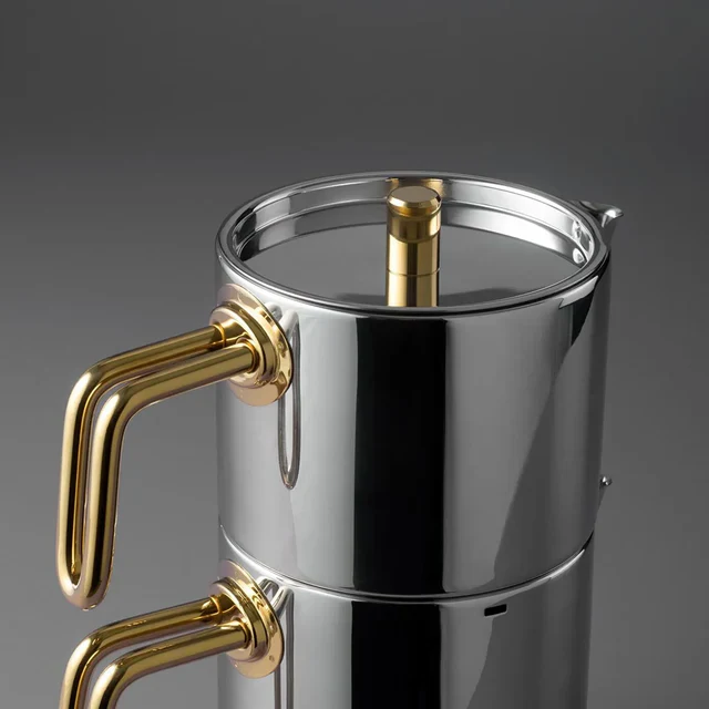 Jumbo Metalix Titanium Gold Set De Théière - Image 3