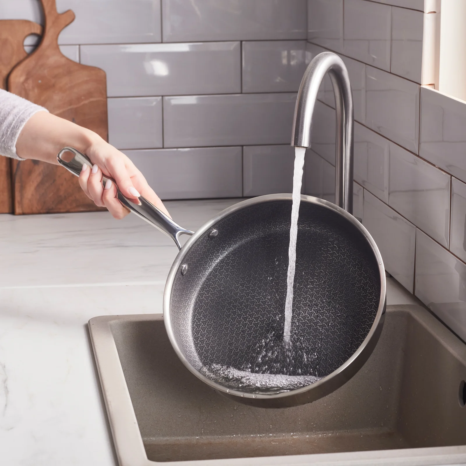 Karaca 3Ply, Batterie de Cuisine à Induction 7 pièces, Argentée - Image 5