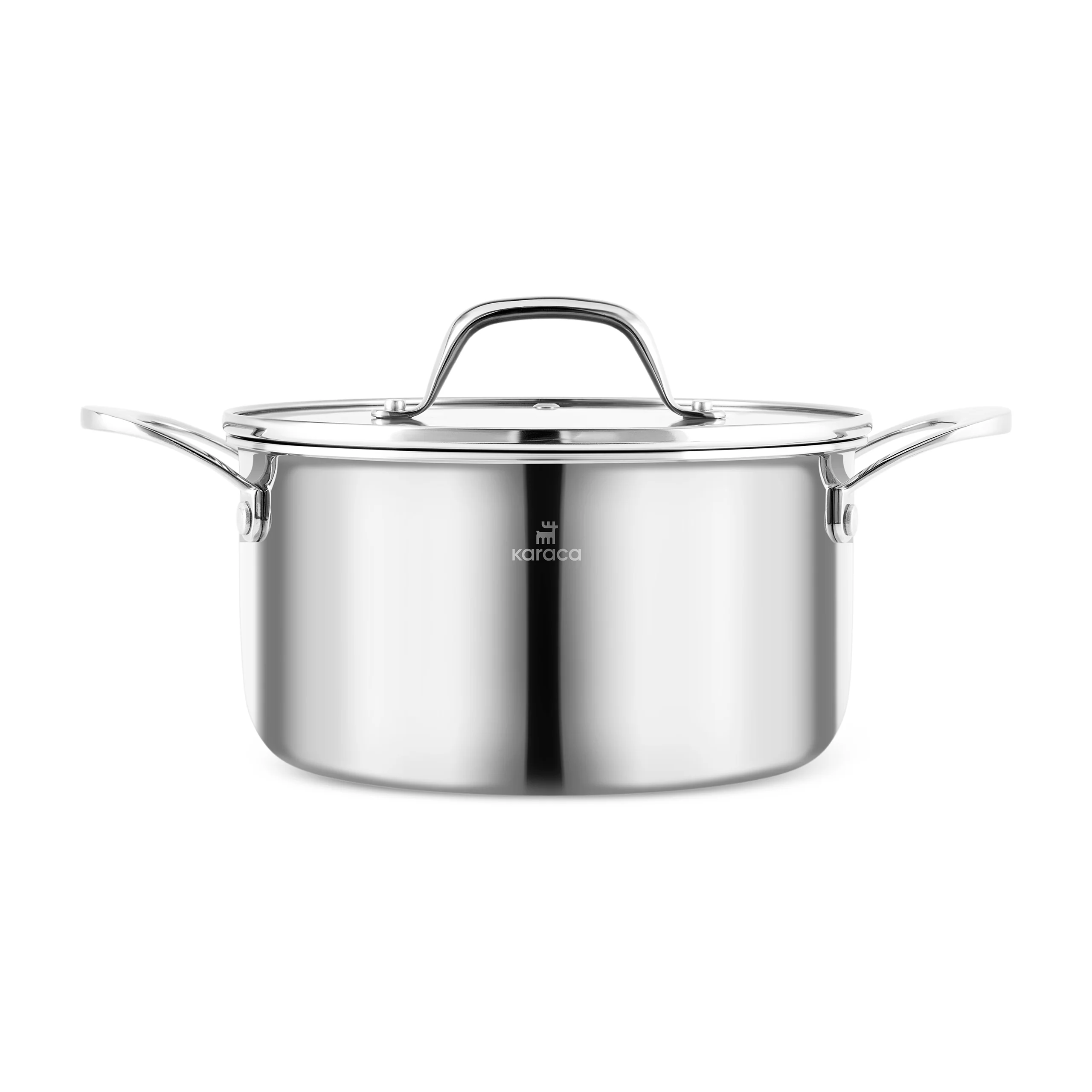 Karaca 3Ply, Batterie de Cuisine à Induction 7 pièces, Argentée - Image 8