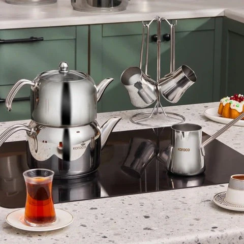 Karaca Belgrad Set de Casseroles en Acier Inoxydable 15 Pièces - Image 4