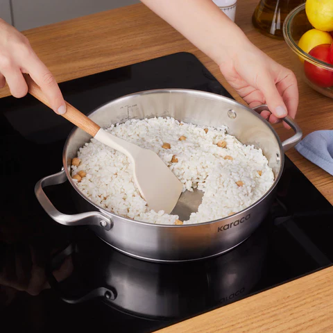 Karaca Elite – Casserole plate en acier inoxydable 26 cm, 3,4 L - Image 3