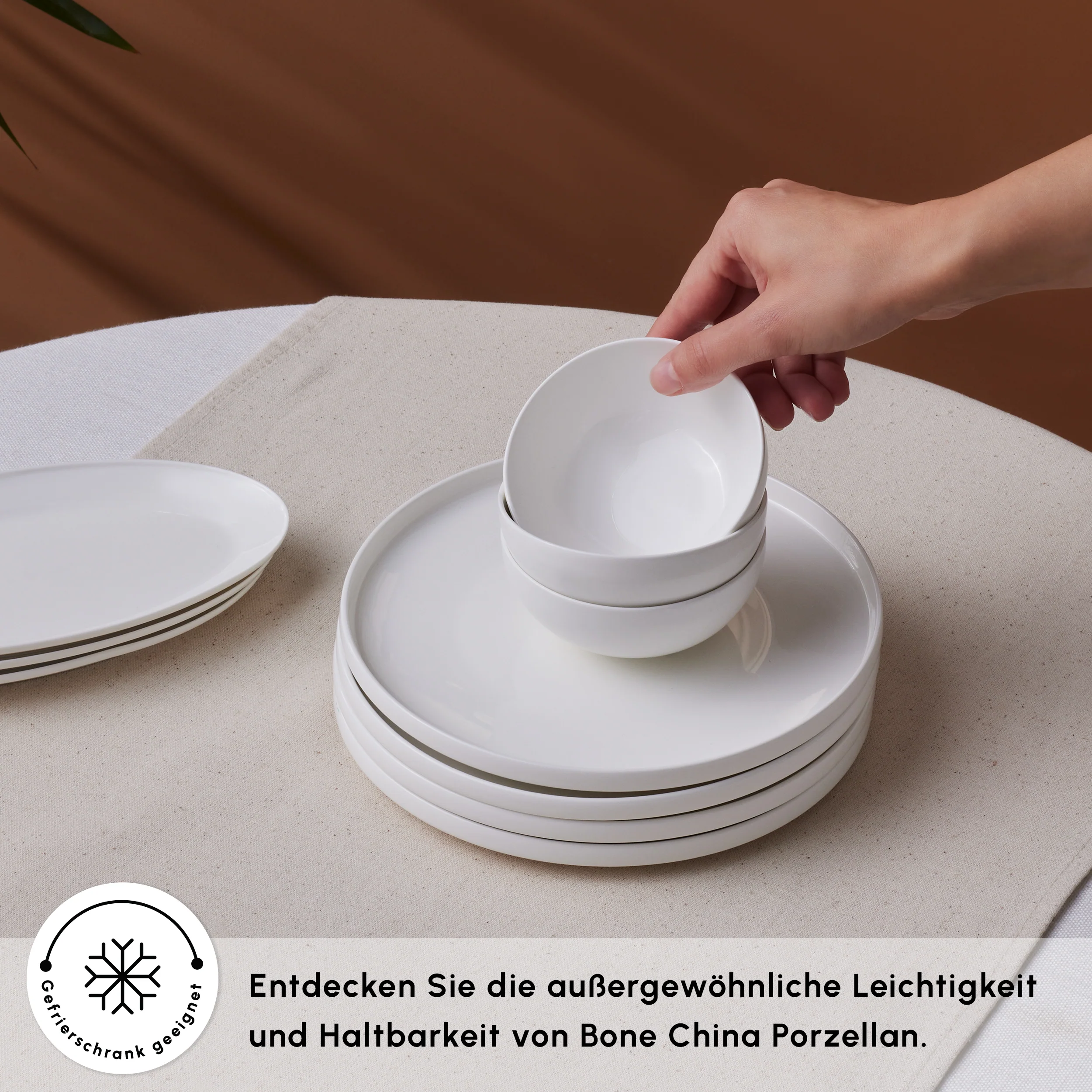 Karaca Forever Bone Fika 22 pièces Service à Petit Déjeuner - Image 6