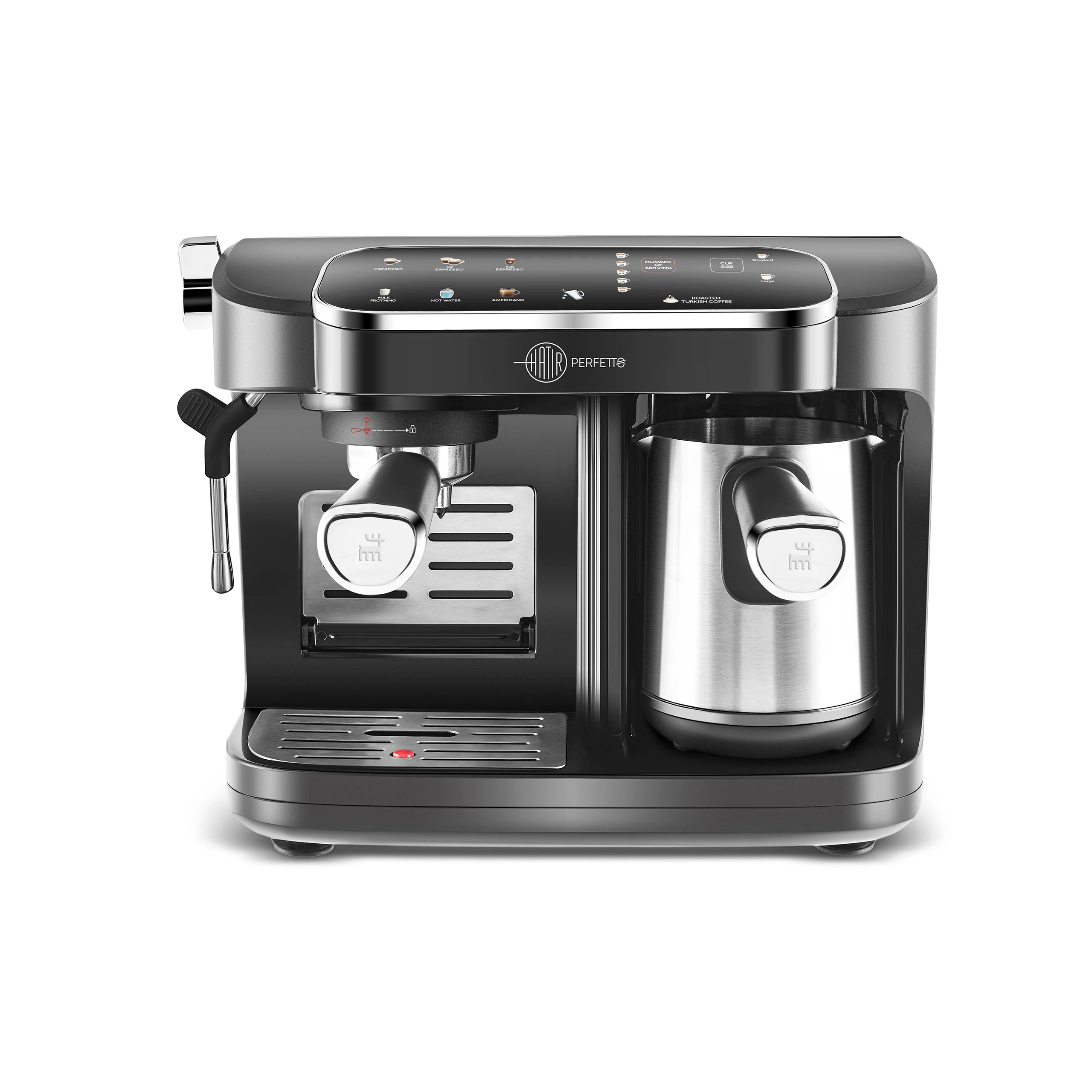 Karaca Hatır Perfetto Machine à Espresso et Café Turc INOX - Image 3