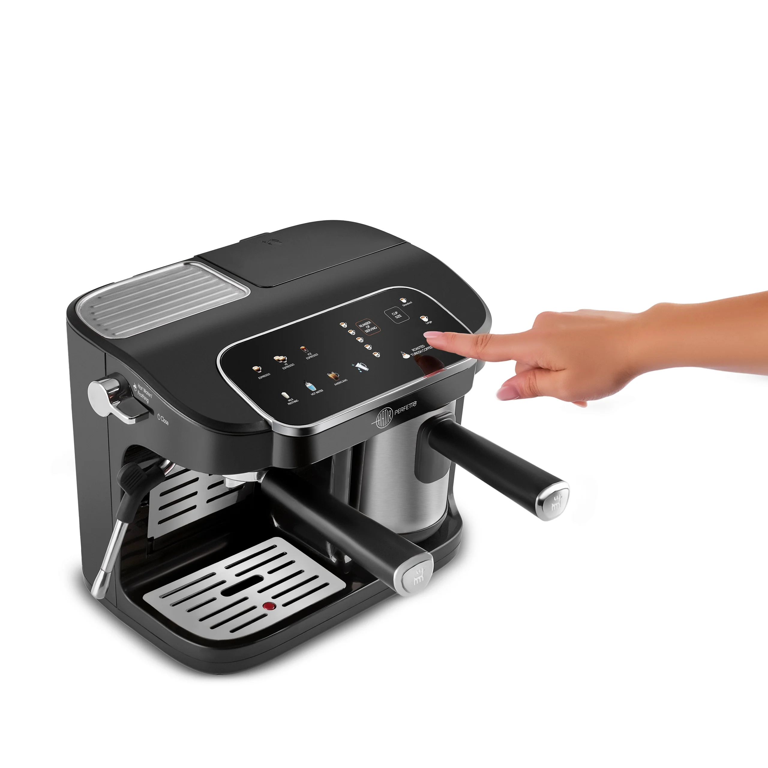 Karaca Hatır Perfetto Machine à Espresso et Café Turc INOX - Image 4