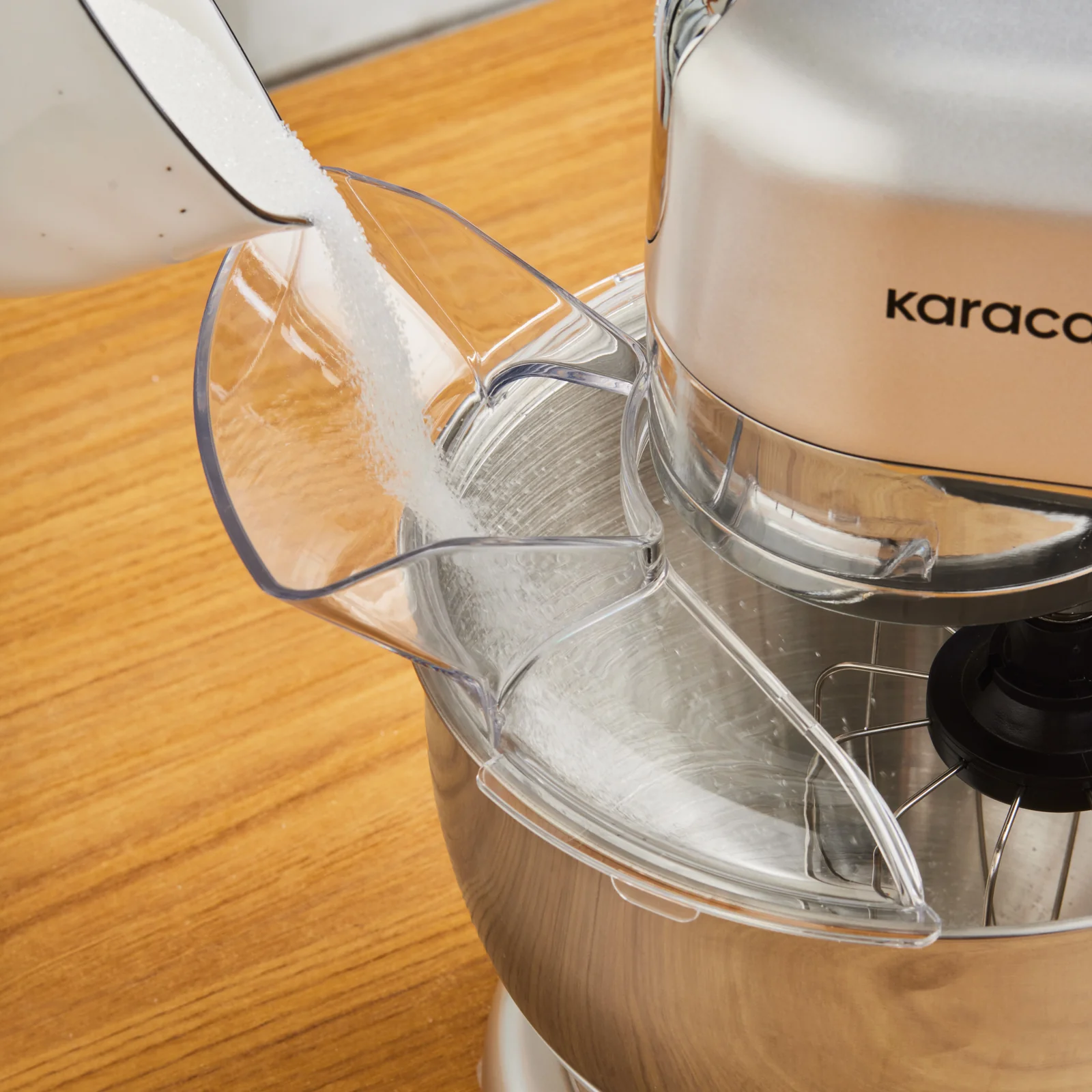 Karaca Multicast Plus Moulin à viande hachée / Saucisse / Kibbeh / Appareil à biscuits Pétrin Machine à pétrir la pâte Argent 5L - Image 4