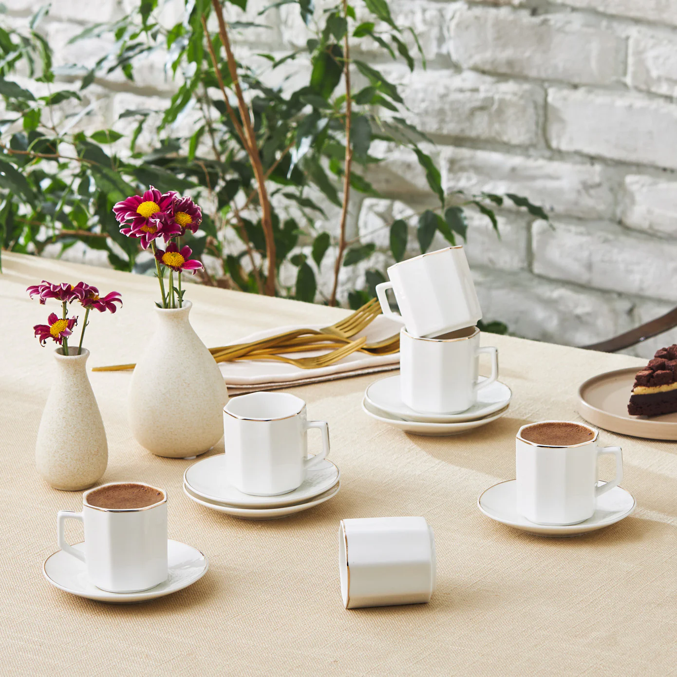 Karaca Vezir Set de tasses à café pour 6 personnes 80 ml - Image 4