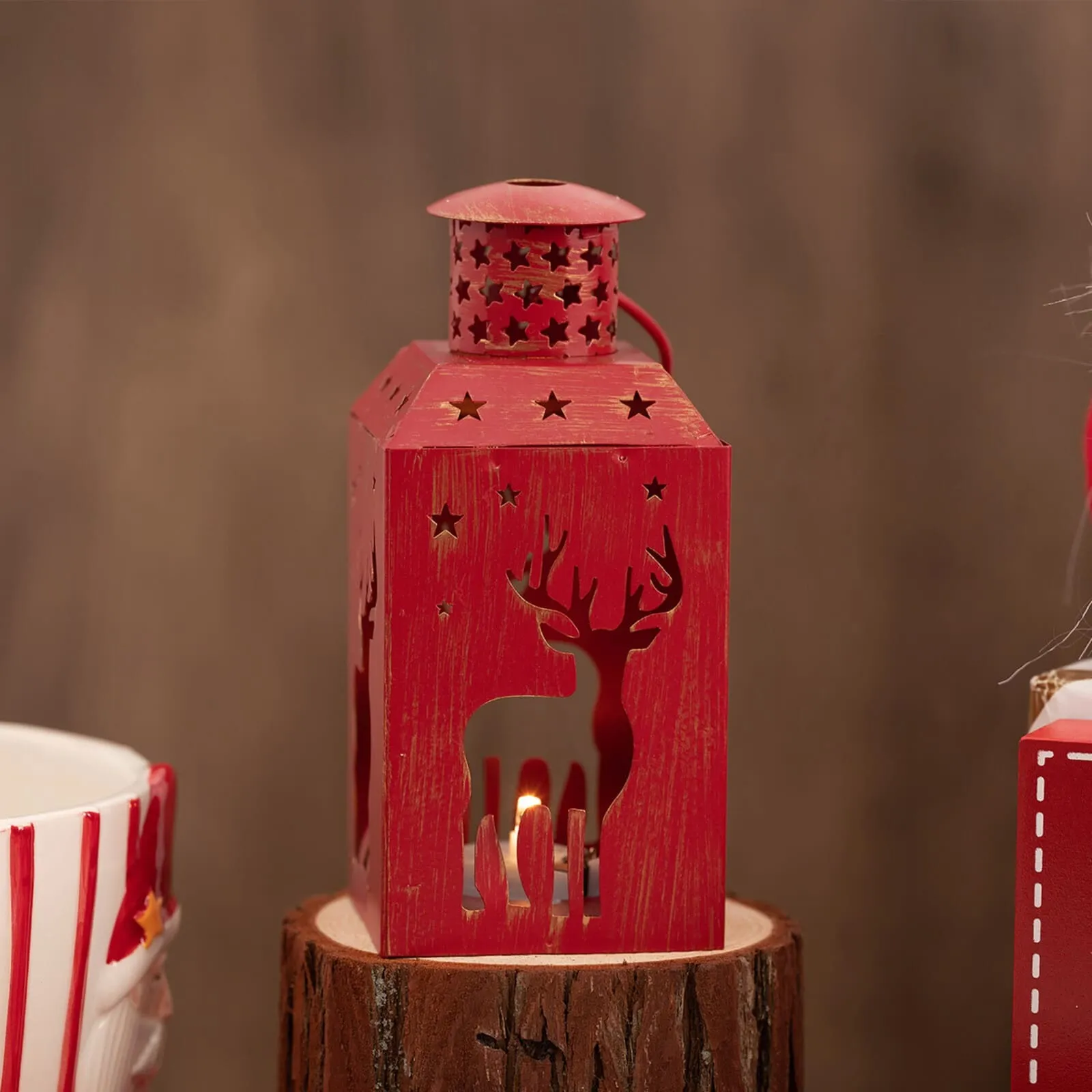 Lanterne lumineuse à Led Karaca Home en forme de cerf - Image 8