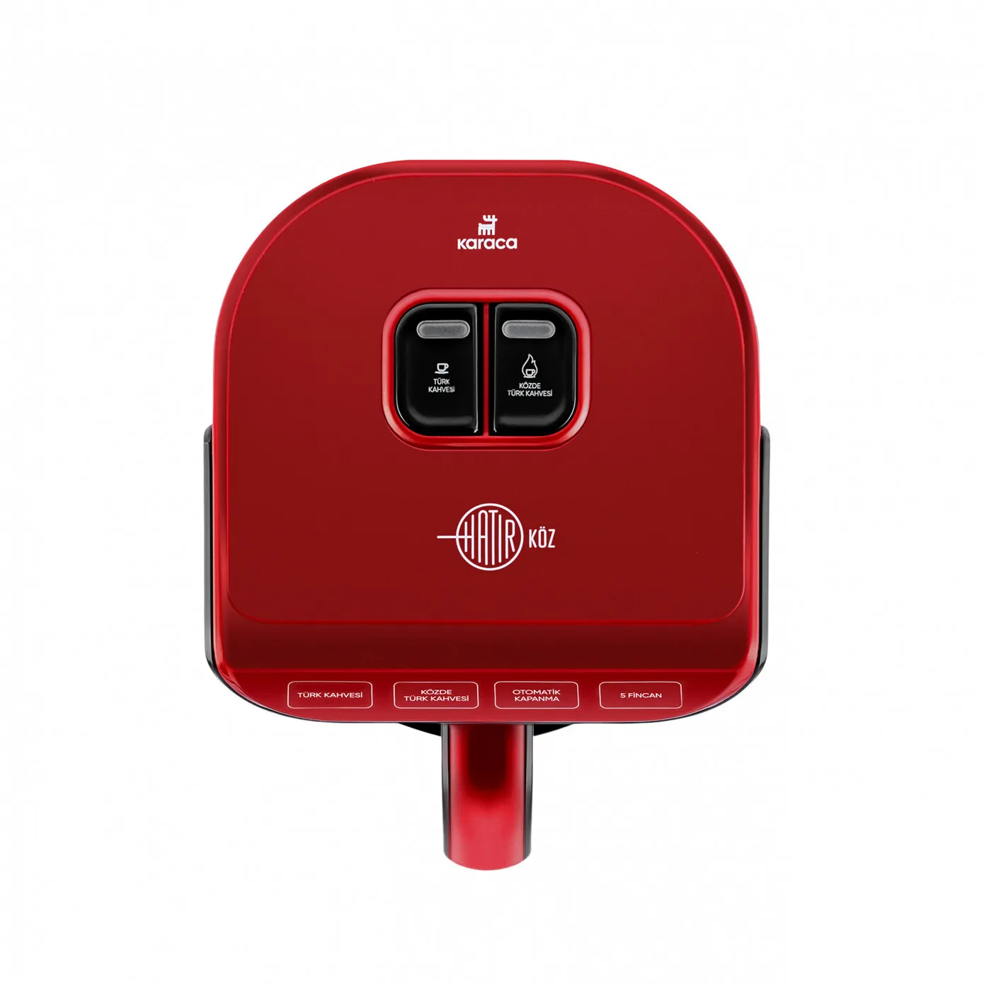 Machine à café Karaca Hatır avec fonction torréfaction, rouge - Image 8