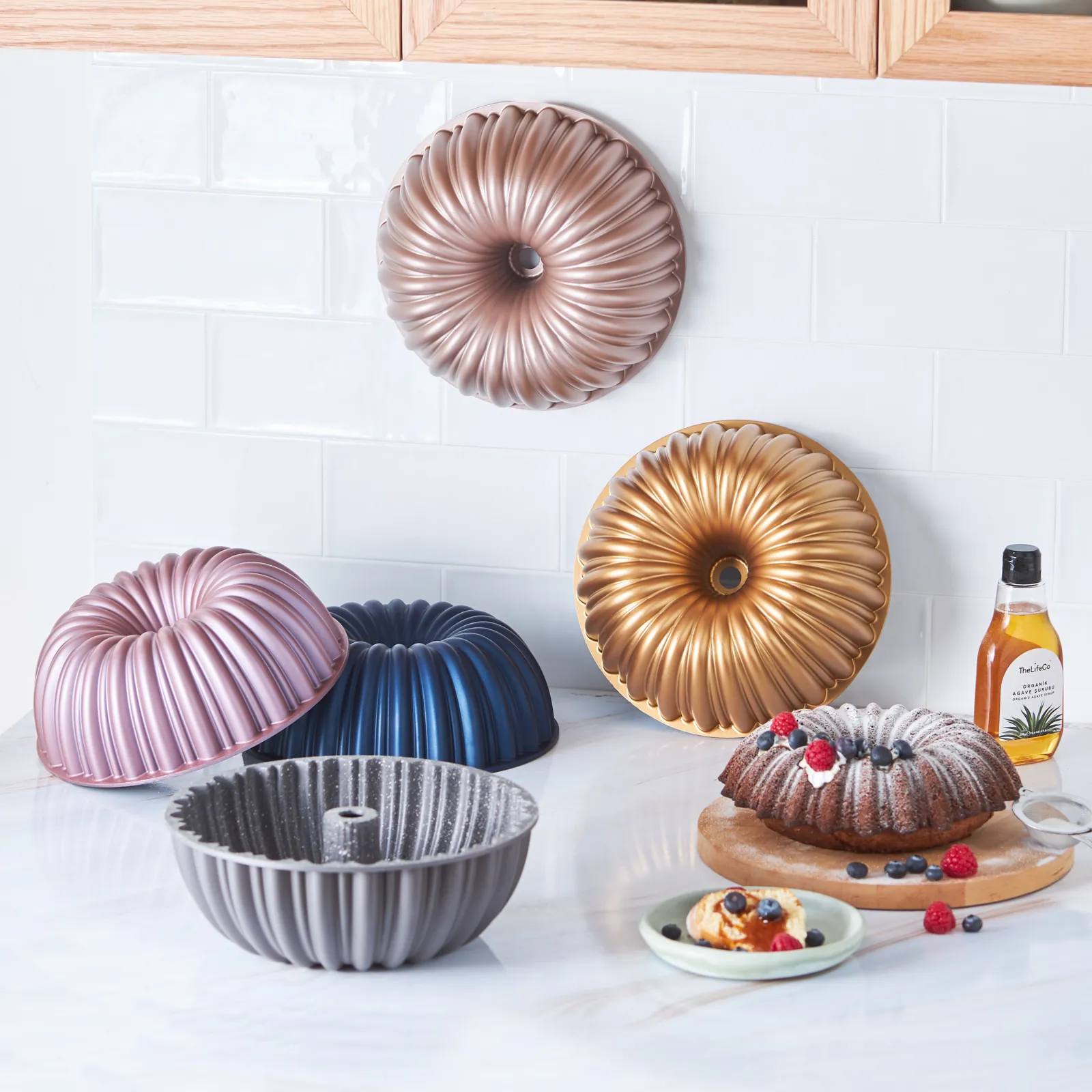 Moule à savarin Karaca Cake Pro en fonte, anthracite - Image 7