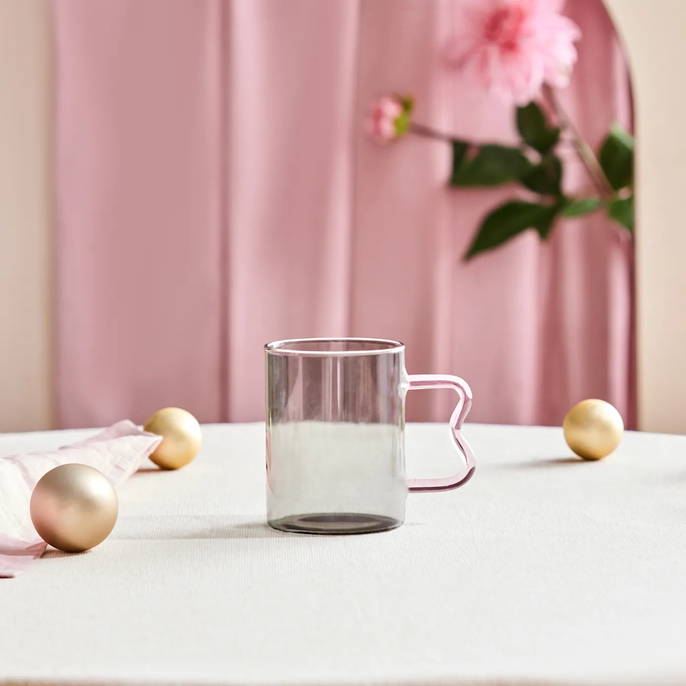 Mug Karaca Miracle, manche en zigzag rose - Image 3