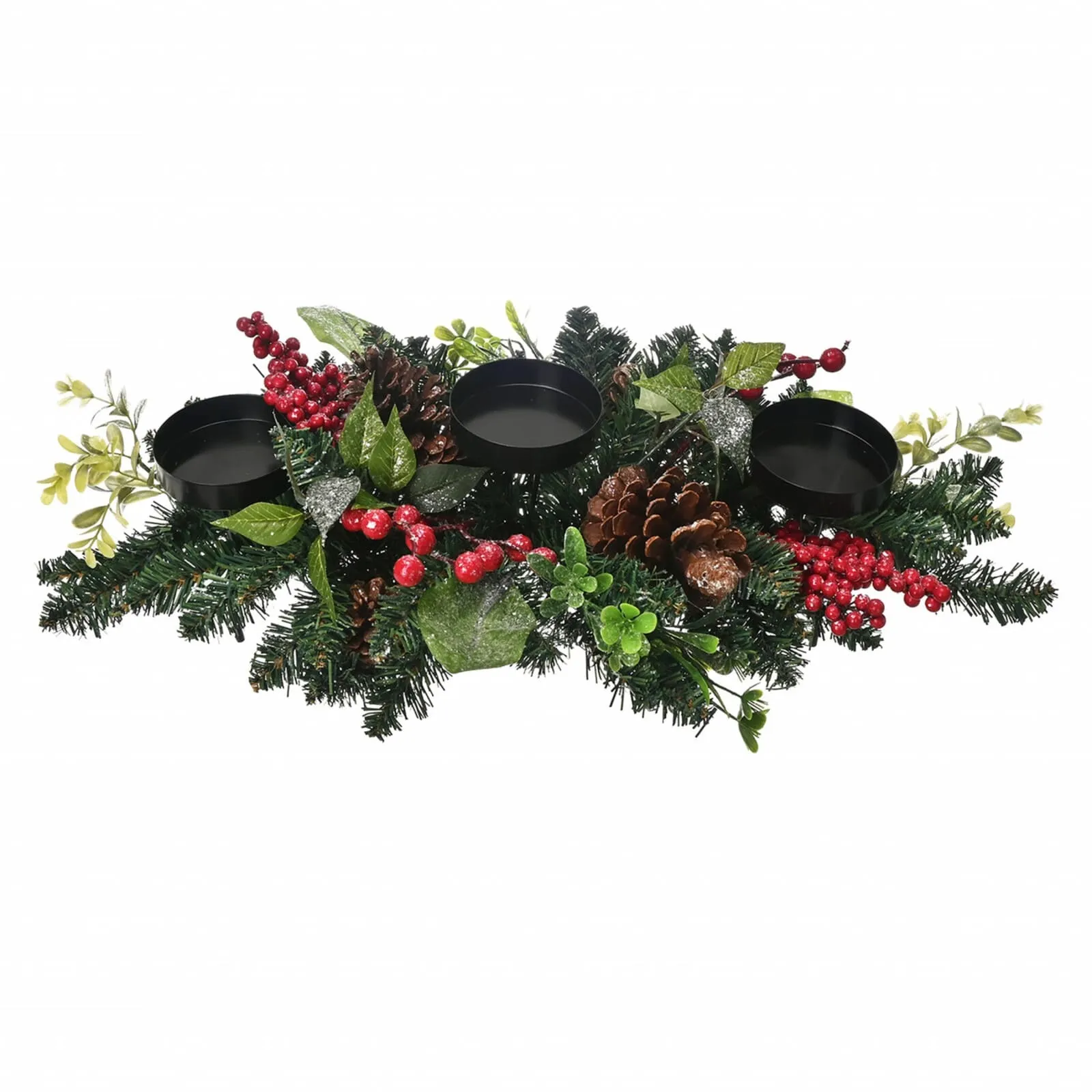 NY23 ÇAM DEKORLU MUMLUK 71CM, YEŞİL - Image 3