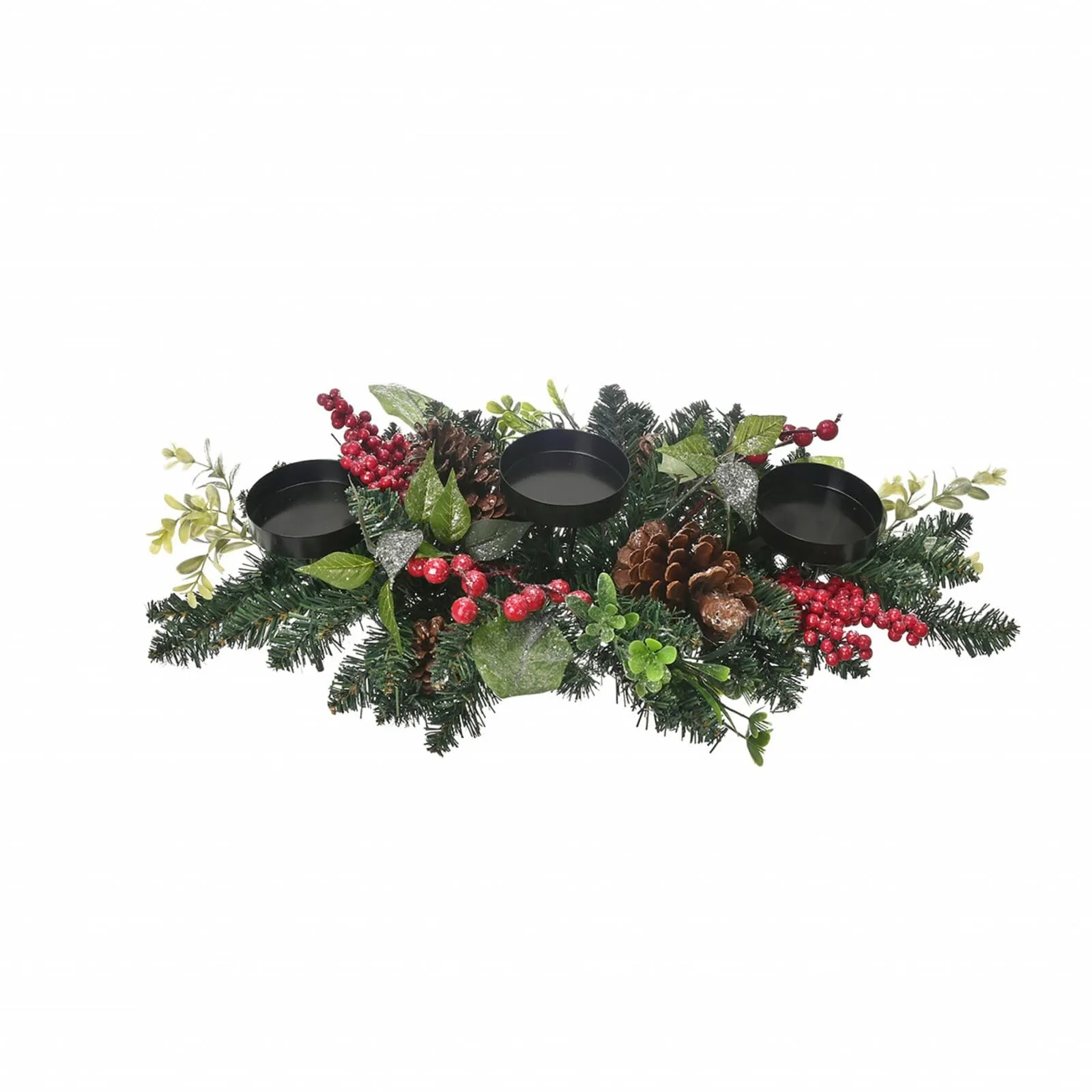 NY23 ÇAM DEKORLU MUMLUK 71CM, YEŞİL - Image 5