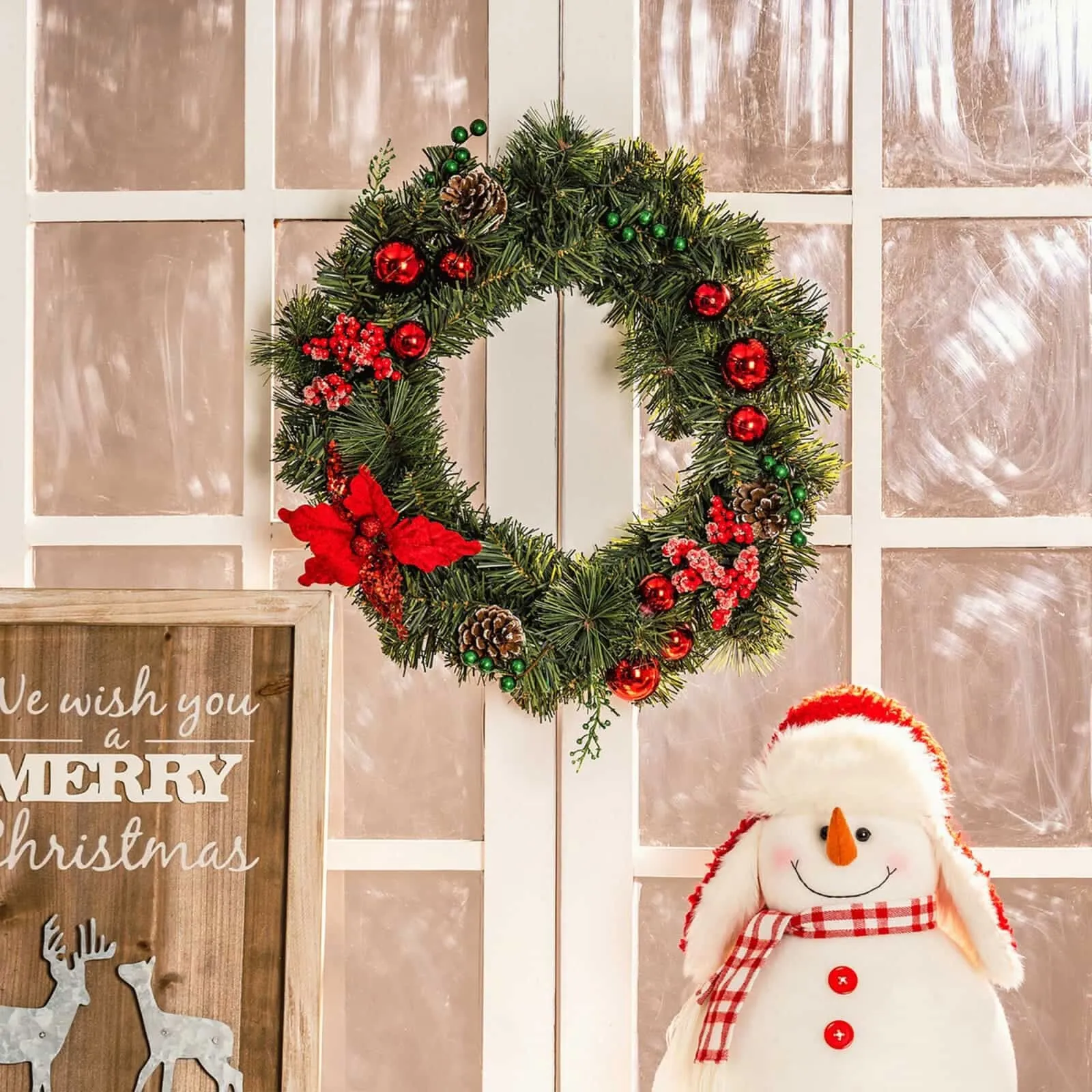 Ornement de porte Karaca Home 40 cm, rouge, - Image 4