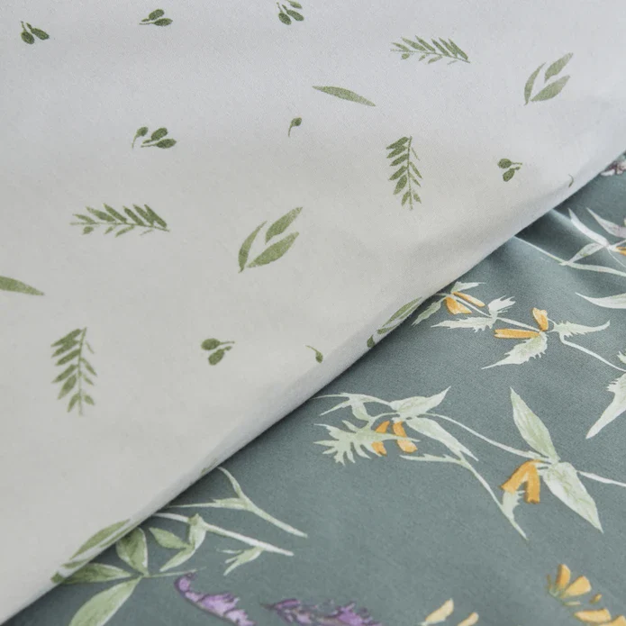 Parure de Lit Double Karaca Home Evergreen 100 % Coton, Vert - Image 4