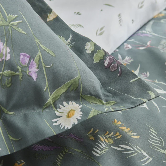 Parure de Lit Double Karaca Home Evergreen 100 % Coton, Vert - Image 7