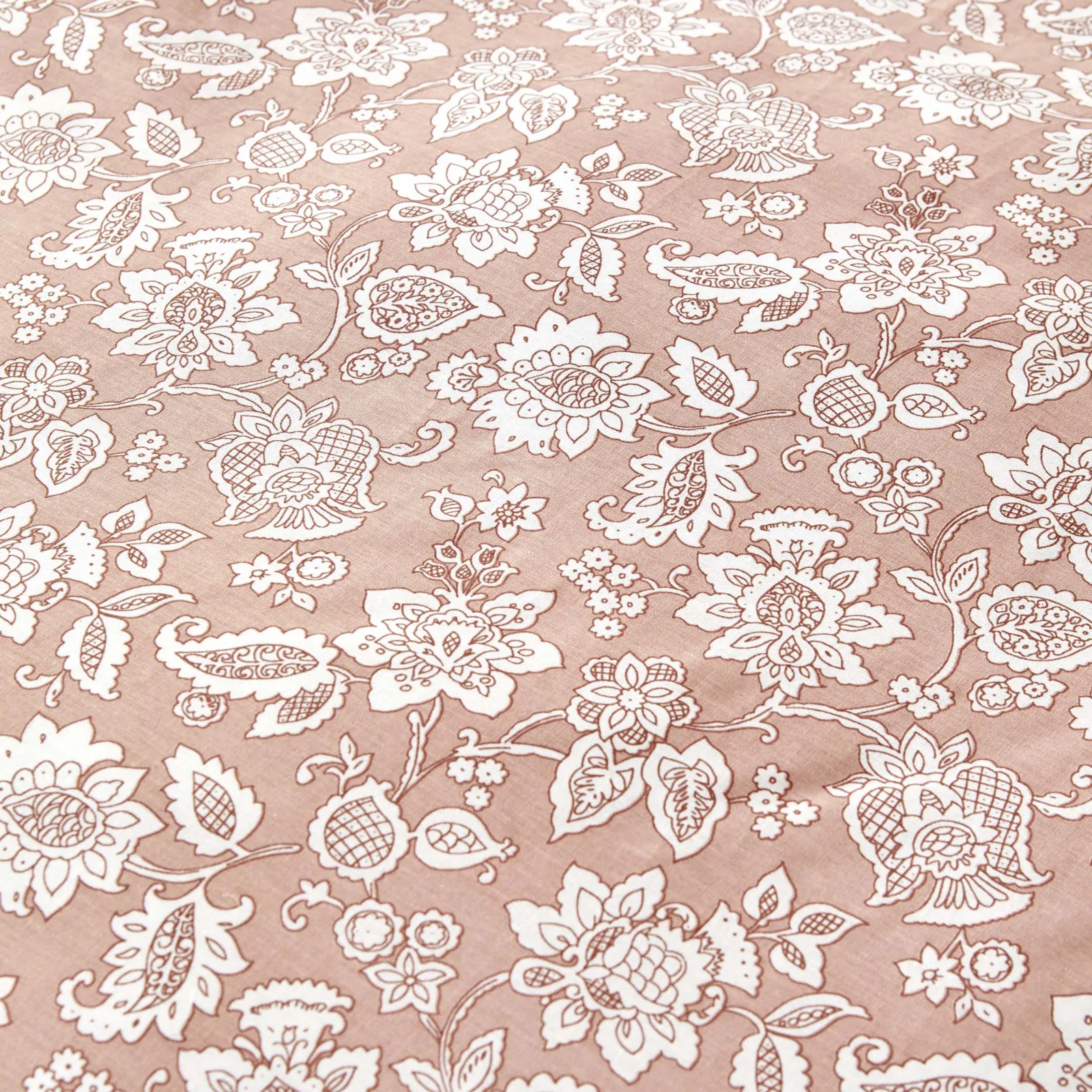 Parure de lit Karaca Home Celerina avec housse de couette 100 % coton pour lit double, rose - Image 3