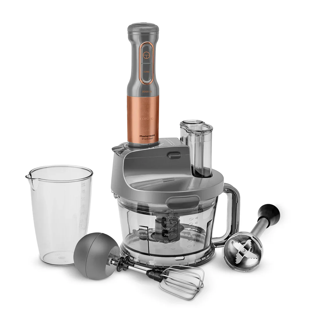 Robot multifonction Karaca Mastermaid Prosteel 2000W – Galactic Bronze - Image 4