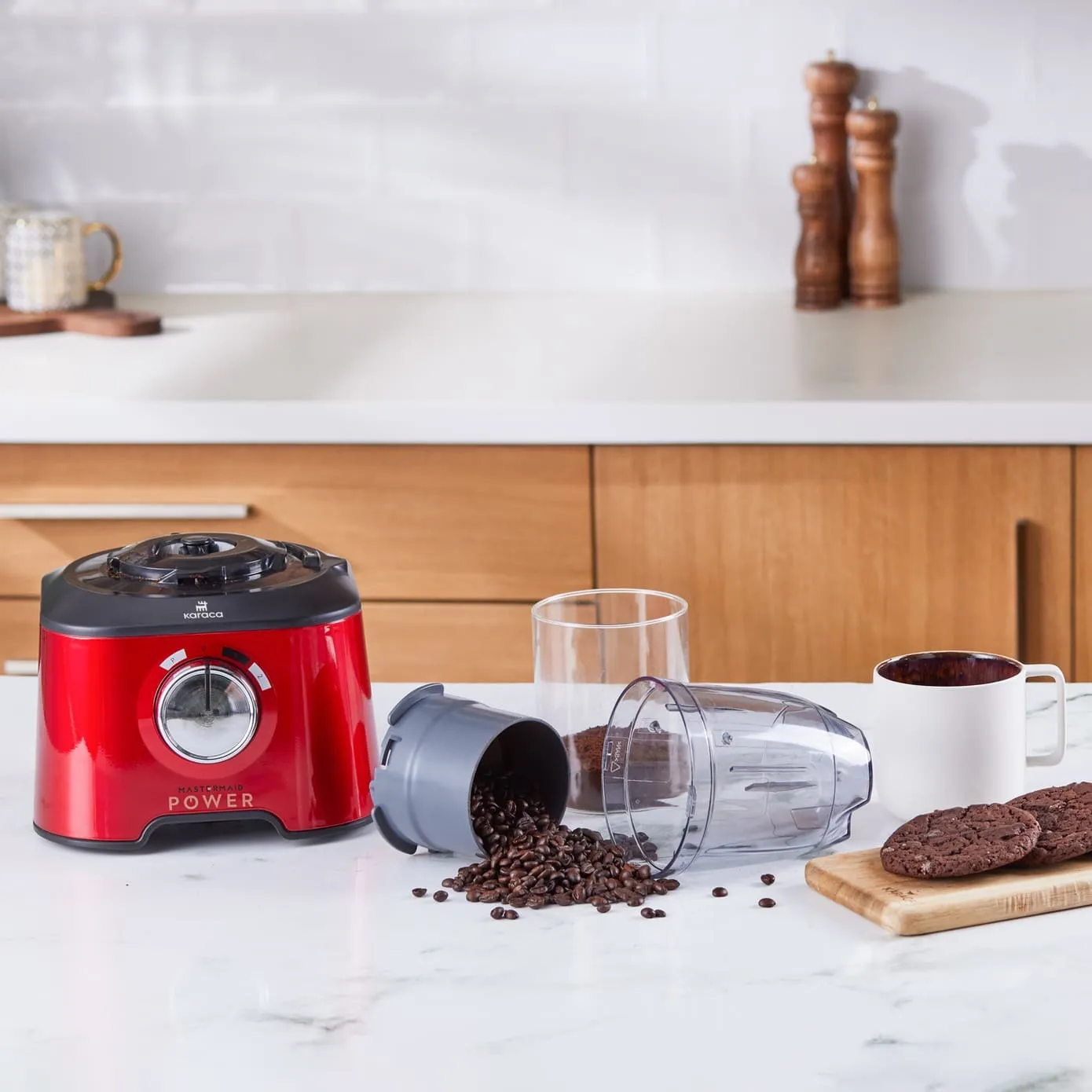 Robot multifonctions Karaca Mastermaid Power Max 11 en 1 2 500 W, rouge impérial - Image 5
