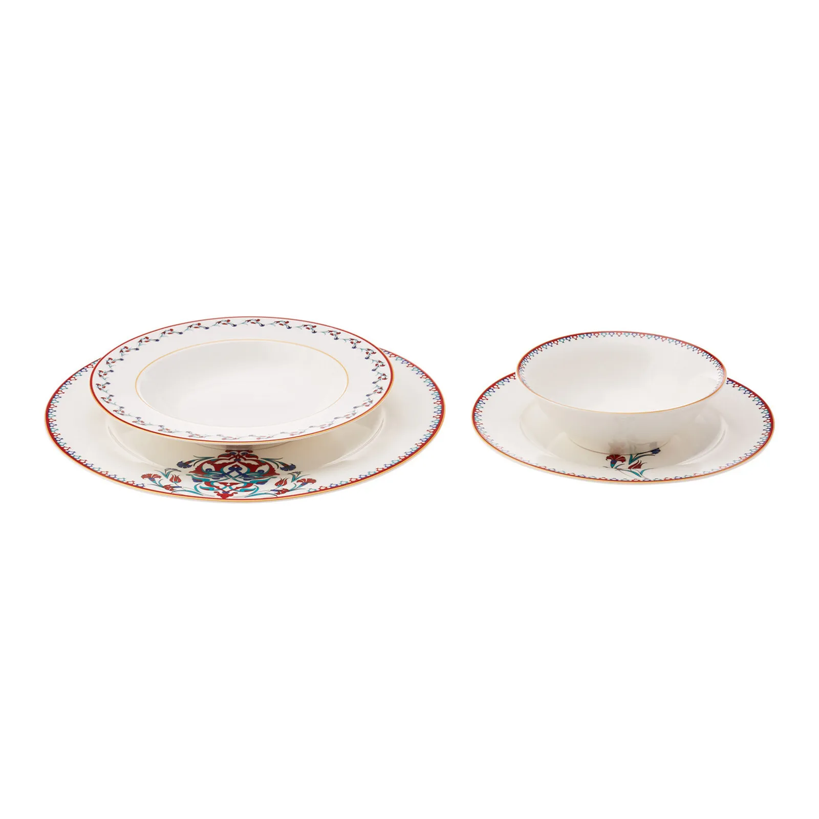 Service de table en porcelaine Karaca Nakkas pour 6 personnes, 24 pièces - Image 5