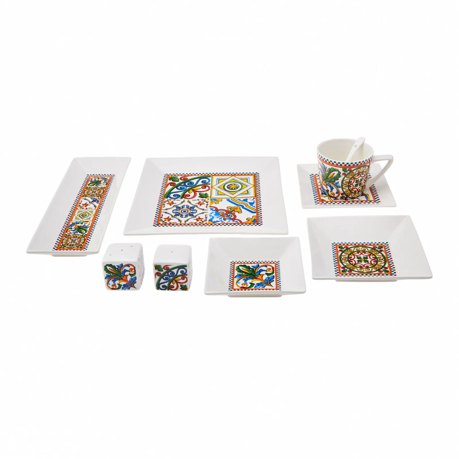 Service Petit Déjeuner Karaca Milano pour 6 personnes, 32 pièces carrées/rectangulaires - Image 7