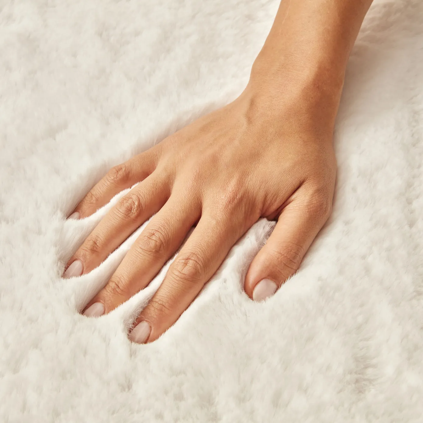 Tapis Kaşmir Halı 7/24 Cosy Premium blanc, 150x230 cm - Image 5