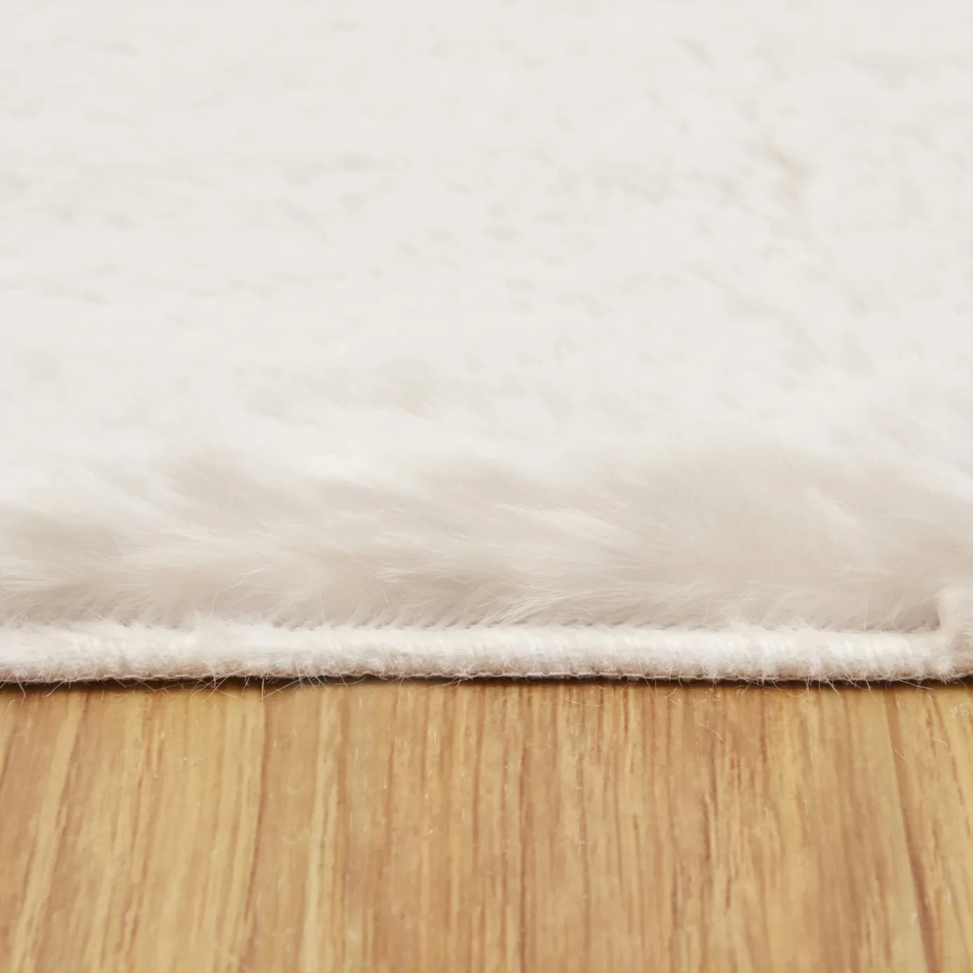 Tapis Kaşmir Halı 7/24 Cosy Premium blanc, 80x150 cm - Image 4