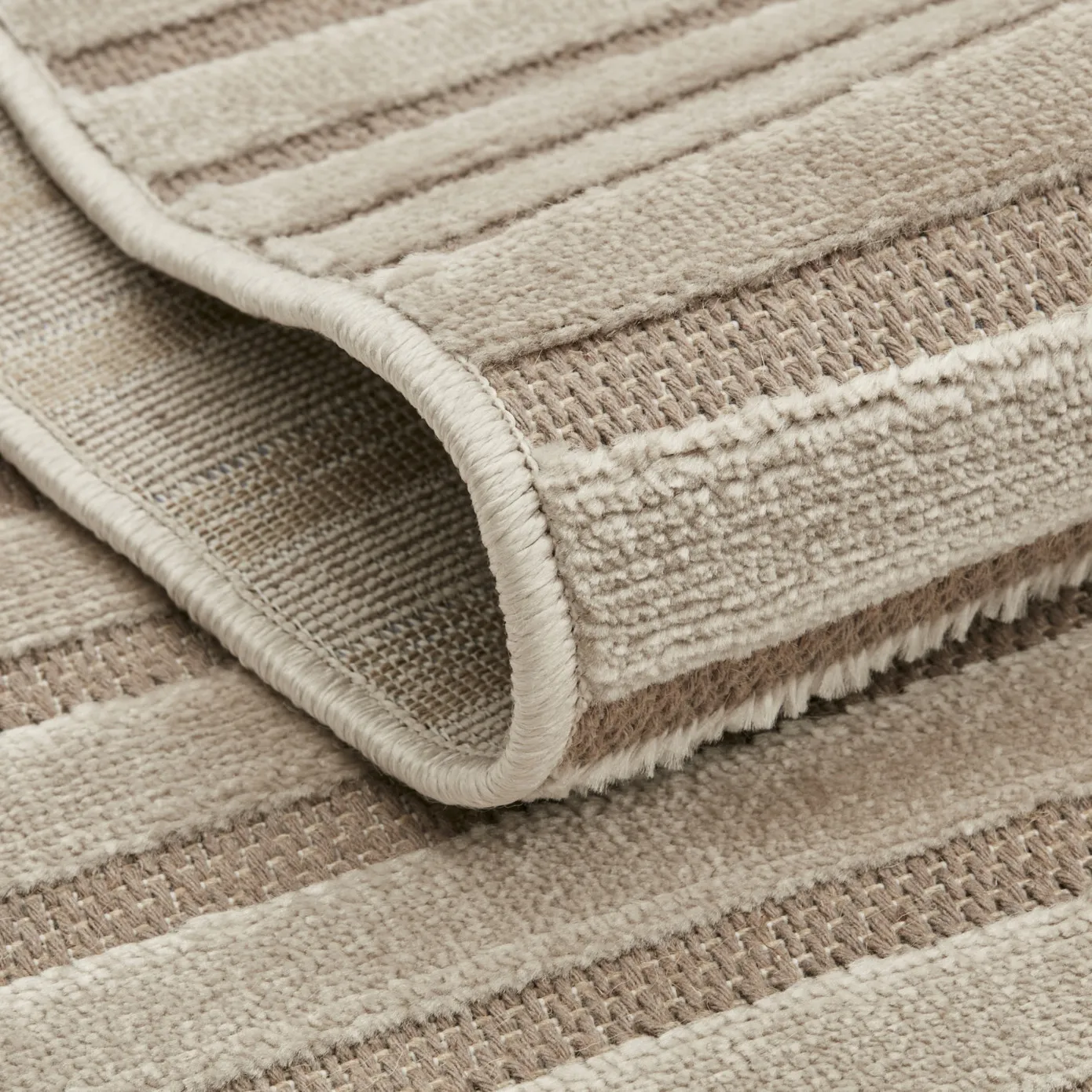 Tapis Kaşmir Halı 7/24 Scandinave Thor beige, 120x180 cm - Image 4