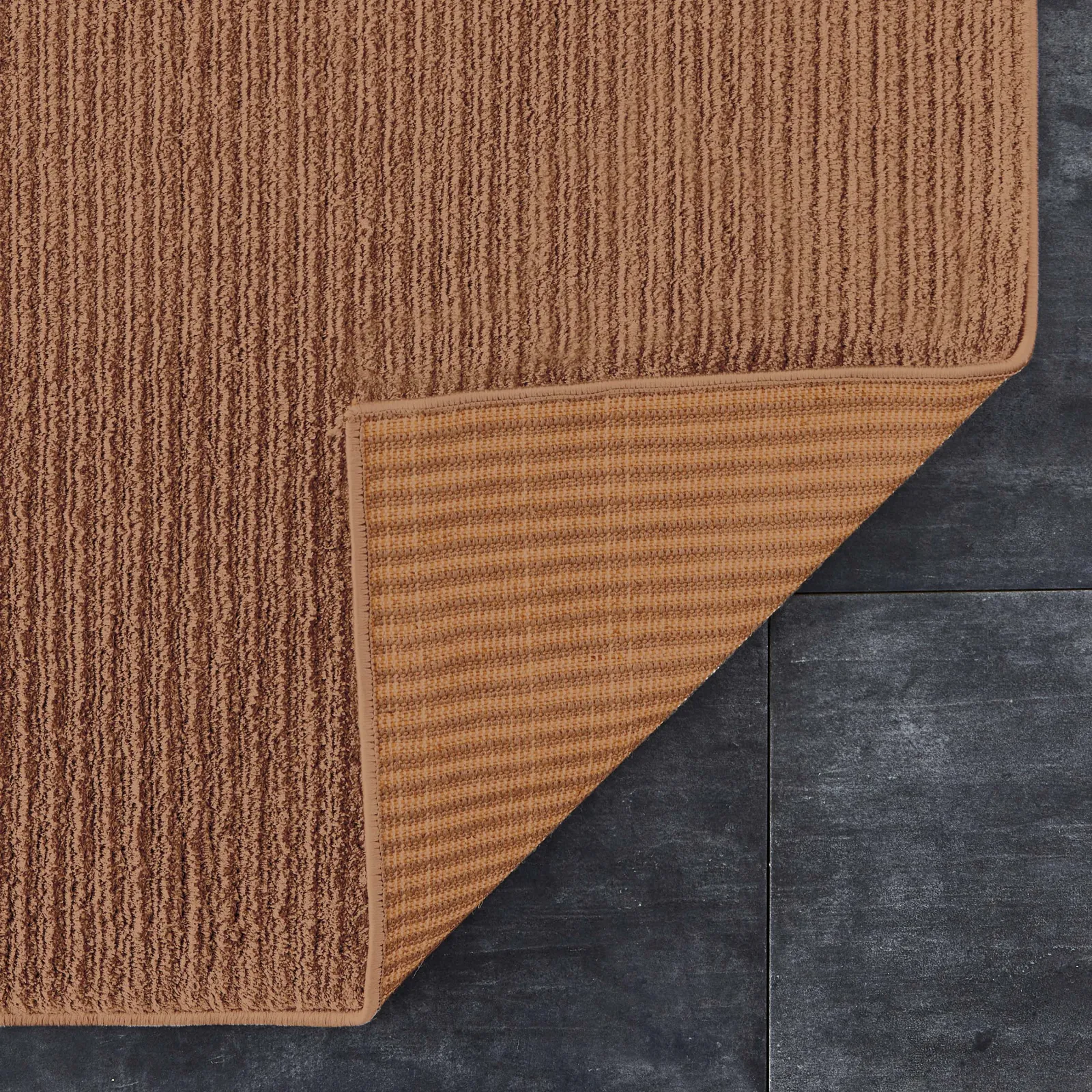 Tapis Kaşmir Halı 7/24 Toutes saisons, 80 x 150 cm, Brun amande - Image 4