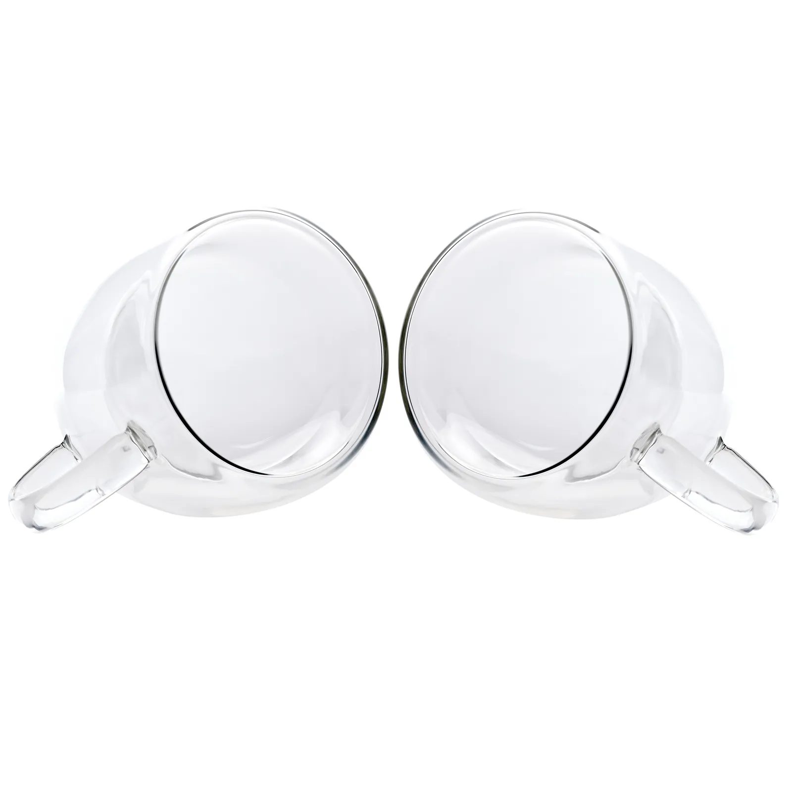 Tasses Karaca à double paroi en verre borosilicate avec anse pour 2 personnes, 150 ml - Image 3